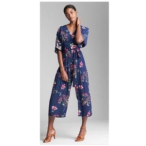 GAP Jumper Short Sleeve Jumpsuit Floral 6